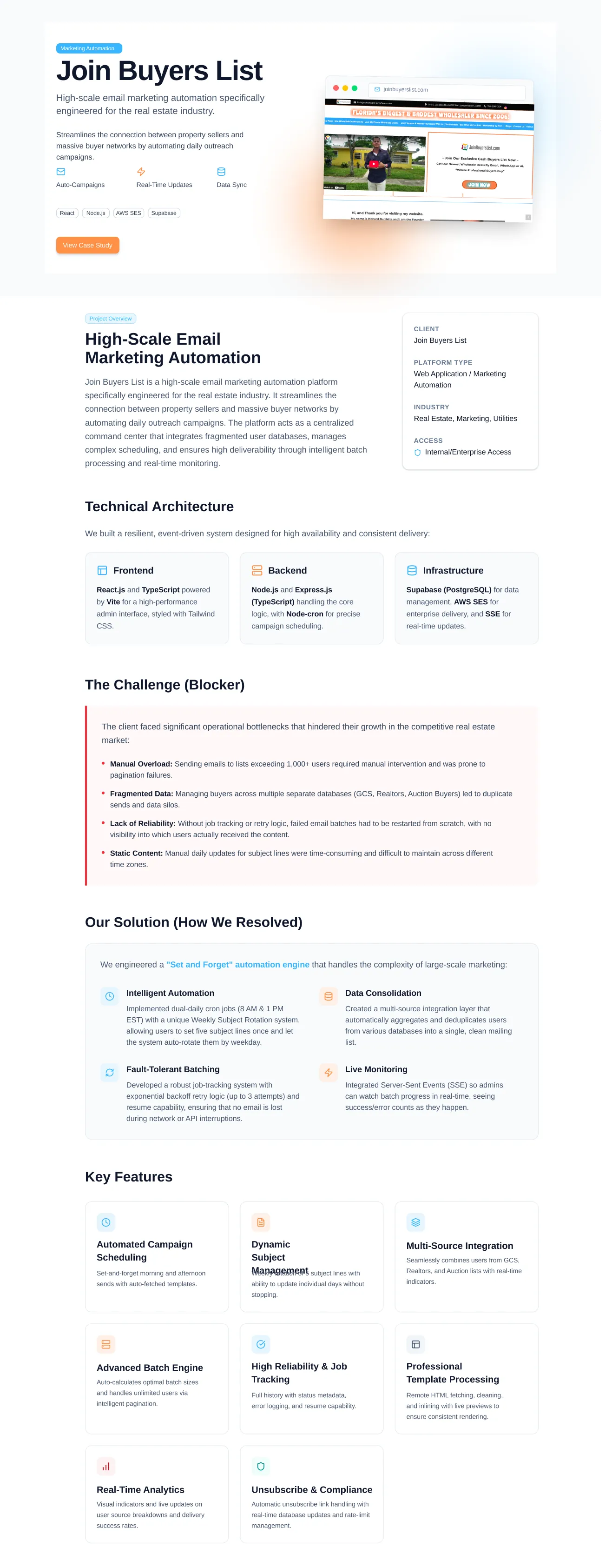 Join Buyers List — product screenshot