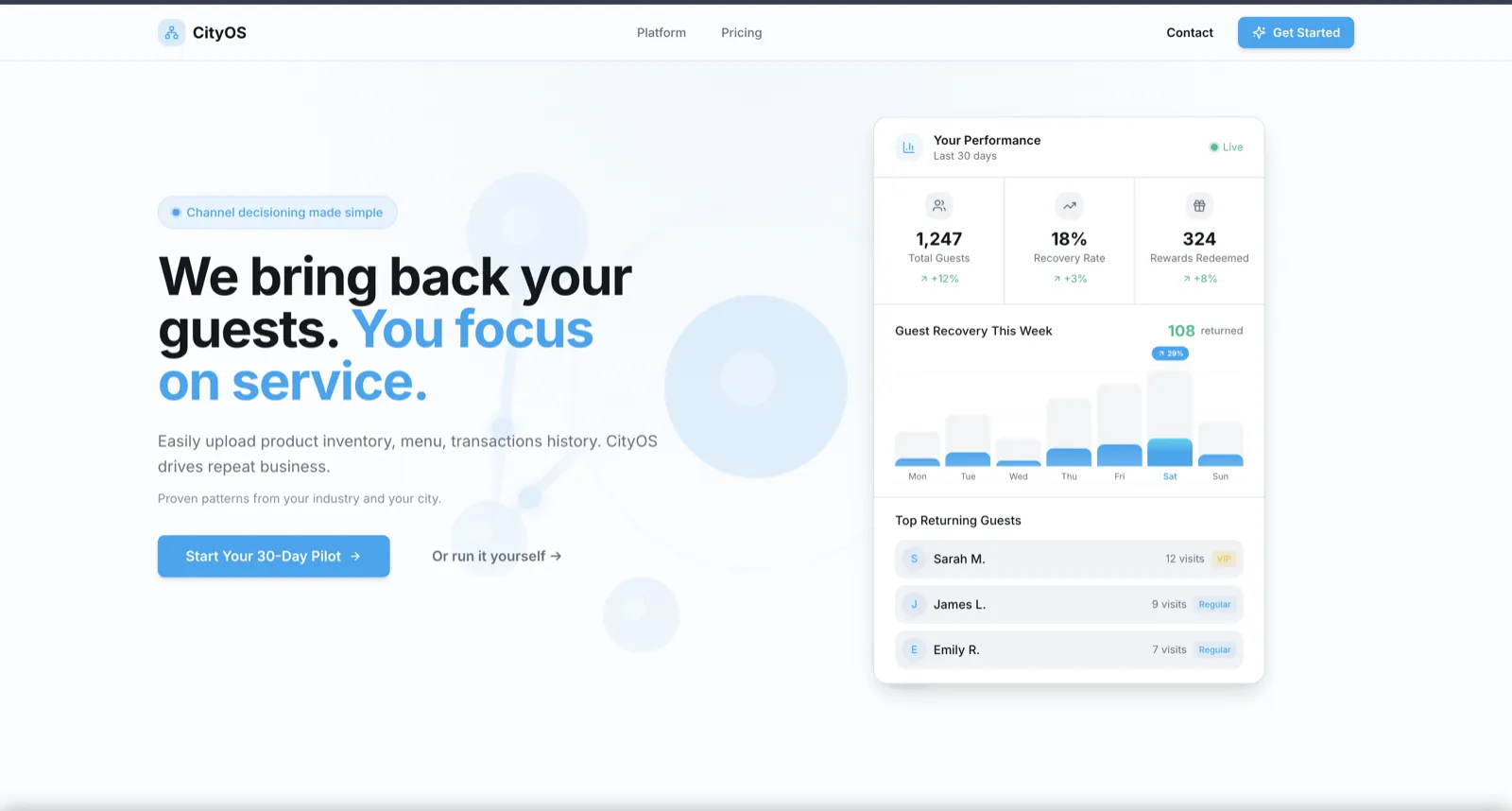 CityOS — product screenshot